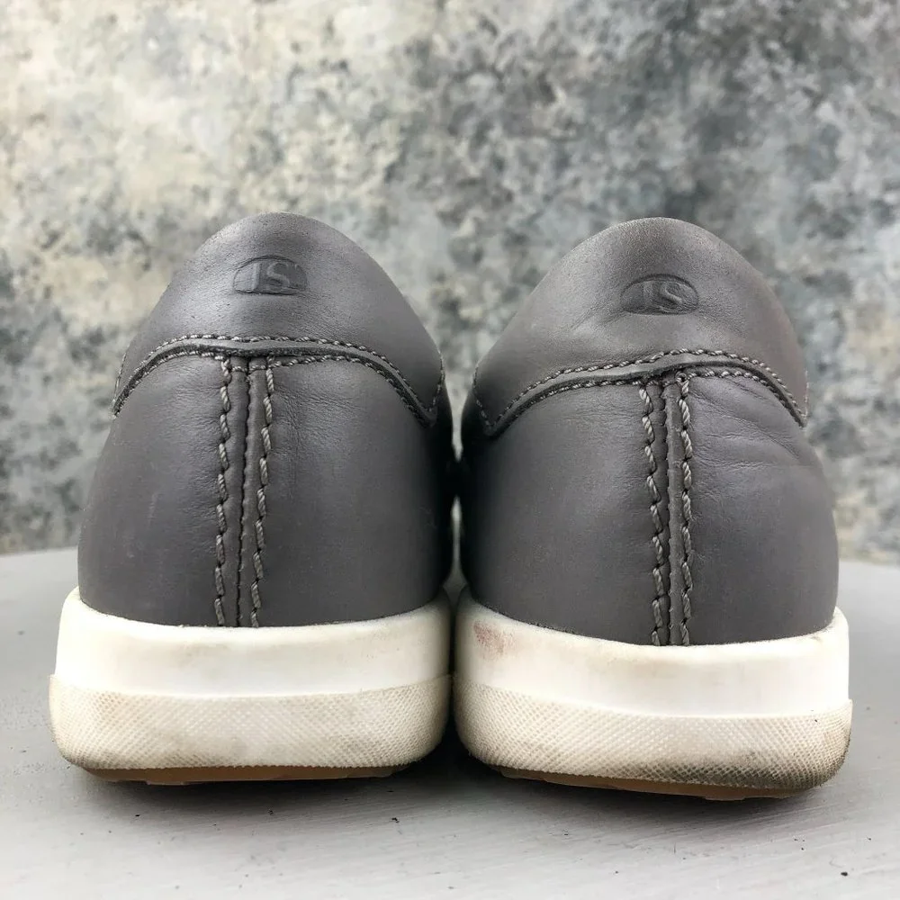 Josef Seibel Women's Size 39 (8-8.5) Sina 39 Grey Leather Slip On Sneakers